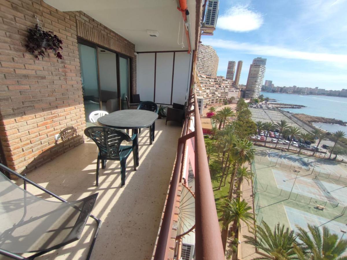 Very Lightful Apartment. Incredible Sea Views. Big Terrace, Swimming Pool. Ac. Very Close To Alicante City Center. Exterior foto